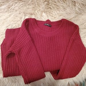 Womens Shein Red sweater